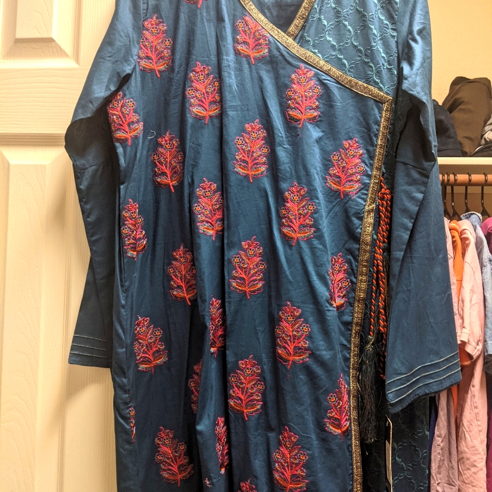 Fully embroided new shirt limelight (kurta)